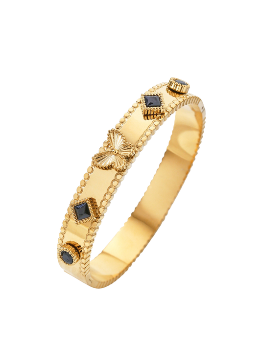 BLACK WINGS BANGLE